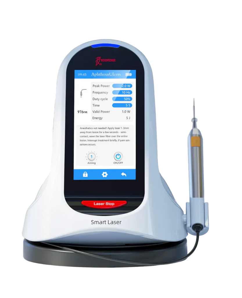 Woodpecker Smart Laser Blue Dental Diode lazer Three Wavelengths Blue Semiconductor Laser Therapy Device